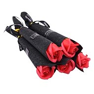 Soap rose red 5pcs gift wrapped - Gift Box