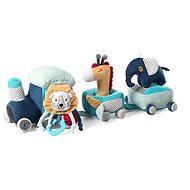 BabyOno Educational educational toy Safari train, blue - Train