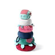 BabyOno Educational educational toy DREAM MILL - pastel pink - Sort and Stack Tower