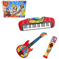 MaDe 3 in 1 electronic piano, guitar, microphone - Musical Toy