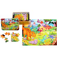 Merco Puzzle Dinosaur 100 pieces, multipack 2 pack - Jigsaw Puzzle