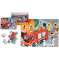 Merco Puzzle Fire Truck 100 pieces, multipack 2 pack - Jigsaw Puzzle