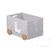 Kesper Toy box with wheels alpaca 50 × 35 × 30 cm - Storage Box