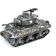Metal Earth Premium Series, M4 Sherman Tank - Metal Model