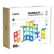MiDeer Colourful magnetic building set, ball track, 100 pieces - Building Set