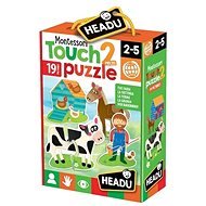 Montessori – Hmatové puzzle – Farma - Puzzle