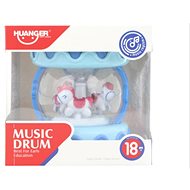 LAMPIS Battery operated drum blue - Musical Toy