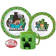 3-piece plastic set MINECRAFT - Dish Set