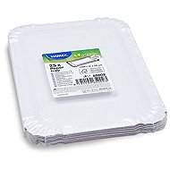 Wimex Paper Tray `4`, 13 × 20cm, white - 25 pcs - Set of Plates