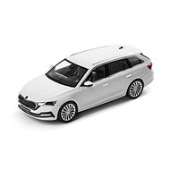 Skoda Octavia IV Combi, white Moon - Metal Model