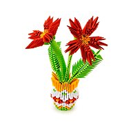 Alexander Invento 3D Vase with flowers - Origami