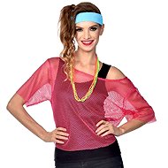 Guirca mesh retro t-shirt disco pink - Costume