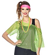 Guirca mesh retro t-shirt disco green - Costume