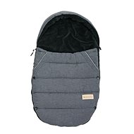 Altabebe 2004P -01 tmavě šedá/černá - Car Seat Footmuff