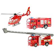 Microtrading firefighters 12-18 cm, set of 3 - Toy Car