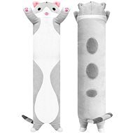 Aga4Kids Plyšový polštář Kočka šedá, 50 cm - Soft Toy