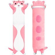 Aga4Kids Plyšový polštář Kočka růžová, 50 cm - Soft Toy
