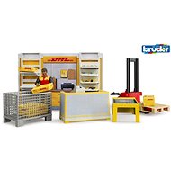 Bruder Bworld 62251 Branch shipper DHL with figure - Game Set