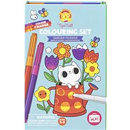 Tiger Tribe Colour Change Colouring Set Garden Friends - Colouring Book