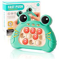 Leventi Fast push puzzle game pop it hra, žaba modrá - Pop It