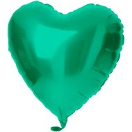 Folat balloon foil heart matte green, 45 cm - Balloons
