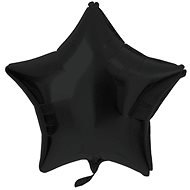 Folat balloon foil star matte black, 48 cm - Balloons