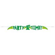 UNIQUE Garland dinosaur party time, green-blue, 150 cm - Garland