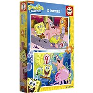 EDUCA Puzzle Sponge Bob 2 × 48 pieces - Jigsaw Puzzle