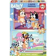 EDUCA Wooden puzzle Bluey 2 × 25 pieces - Jigsaw Puzzle