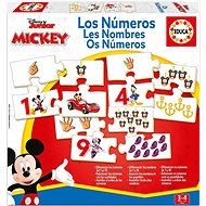 EDUCA Puzzle Mickey and Friends: counting 10 × 4 pieces - Jigsaw Puzzle