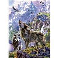 EDUCA Puzzle Wolves in the rocks 500 pieces - Jigsaw Puzzle