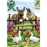 EDUCA Puzzle Donkeys 500 pieces - Jigsaw Puzzle