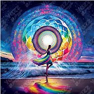 YAZZ Square Puzzle Dance Mandala 1023 pieces - Jigsaw Puzzle