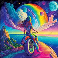 YAZZ Square puzzle Rainbow Ride 1023 pieces - Jigsaw Puzzle