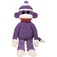 TY Monkey purple socks 15 cm - Soft Toy