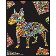 colourvelvet Velvet picture of a Bull Terrier - Colouring Book