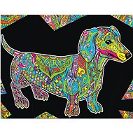 colourvelvet Velvet picture Dachshund - Colouring Book