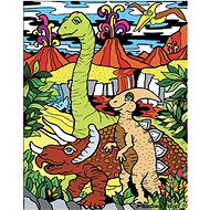 colourvelvet Velvet picture Dinosaurs - Colouring Book