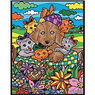 colourvelvet Velvet picture Dog and cats - Colouring Book