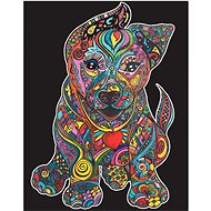 colourvelvet Velvet picture Puppy - Colouring Book