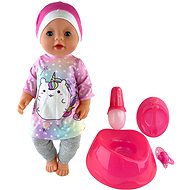 Wiky Baby peeing with accessories 45cm - Doll