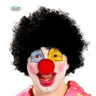 Black clown wig - afro - Wig