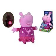 Simba Peppa Pig 2v1 plyšový usínáček hrající + světlo, růžový - Baby Sleeping Toy