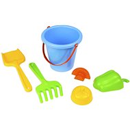 Lena Sand set - bucket + vegetables, net - Sand Tool Kit