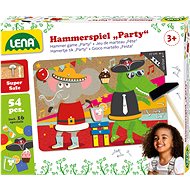 Lena Hammer game, party, coloured cork - Pounding Toy