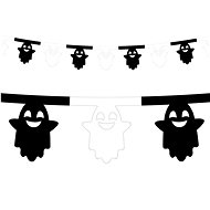 Garland ghosts white and black 360 cm - Garland