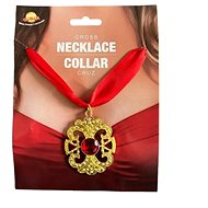 Dracula gold medallion - Costume Accessory