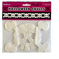 Paper garland skull 300 cm - Garland