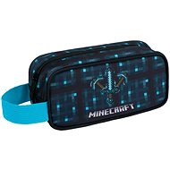 BAAGL Pencil case Minecraft Blue Axe and Sword - School Case