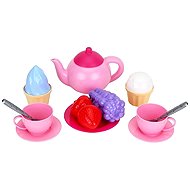 Mikrotrading Tea set with desserts in a net, 15 pcs - Toy Kitchen Utensils